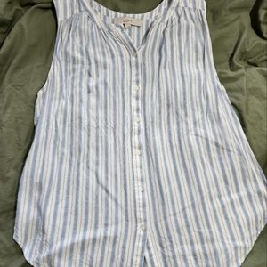 Loft button up tank